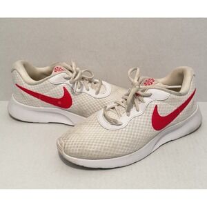 Nike Tanjun Women's Lace-up Mesh Shoes DV7786-103 White/Off White US Size 9.5